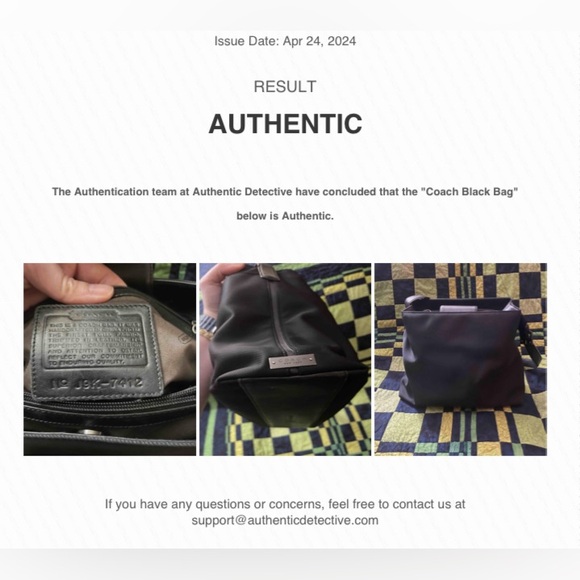 COA Coach Black Mercer Nylon Vintage Shoulder Bag 7412 - Picture 2 of 14